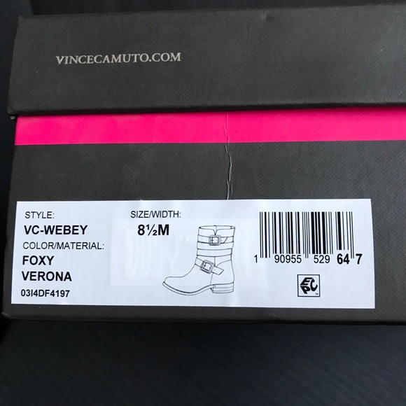 NWOT Vince Camuto Foxy Short Boots - Picture 4 of 16